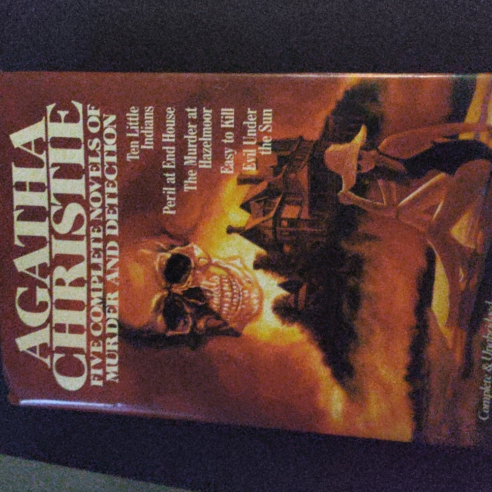 Agatha Christie hard back book
